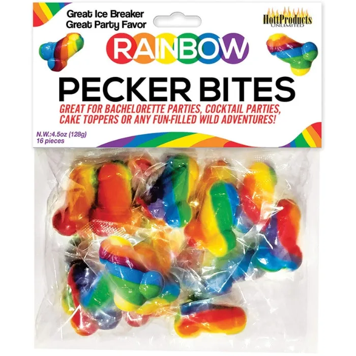 HOL Anal Rainbow Pecker Bites 16pcs