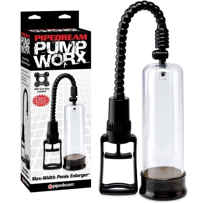 HOL Male Sex Toys Pipedream Worx MaxWidth Penis Pump