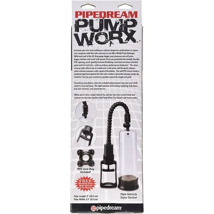 HOL Male Sex Toys Pipedream Worx MaxWidth Penis Pump