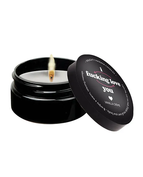 I Fcking Love You 2oz Massage Candle Kama Sutra Vibrators