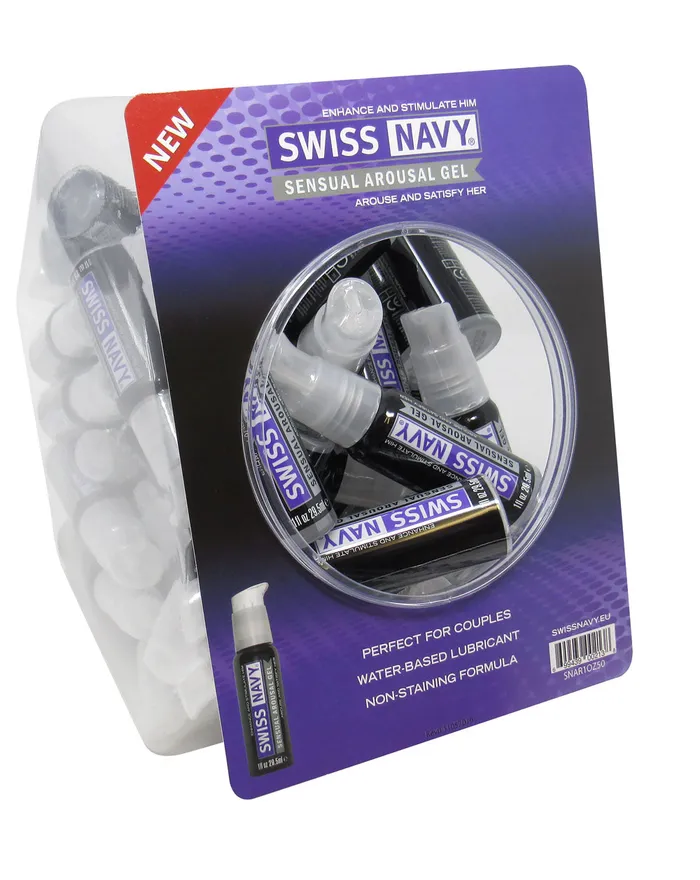 MD Science Lab Enhancers Swiss Navy Sensual Arousal Gel 1oz 50pc Fishbowl
