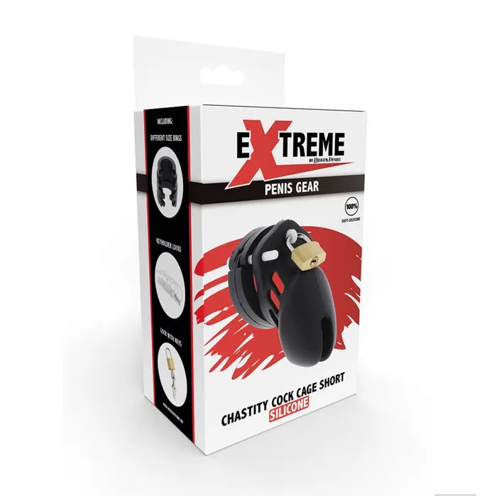 Male Sex Toys Hidden Desire Hidden Desire Extreme Silicone Chastity Cock Cage S Black Male Sex Toys Hidden Desire Hidden Desire Extreme Silicone Chastity Cock Cage S Black