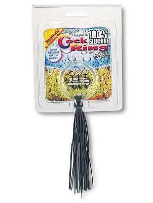 Male Sex Toys Not specified Cock ring With a Latex Whip 45MM