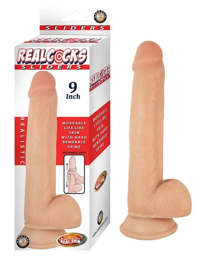 Nasstoys Dildos Realcocks Sliders 9 Inch Flesh