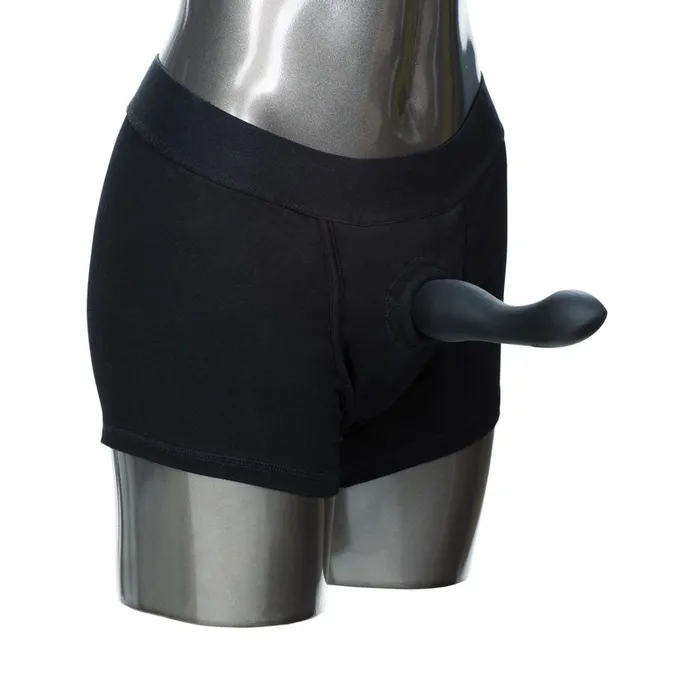 Packer Gear Boxer Harness Black Large To XLarge CalExotics Anal