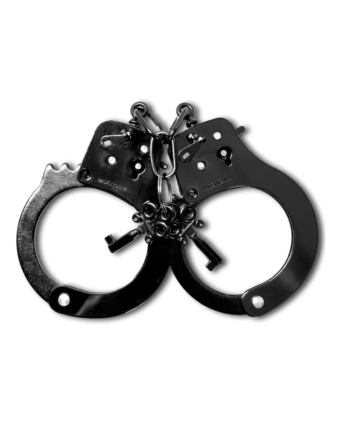 Pipedream Couples Fetish Fantasy Series Anodized Cuffs Black