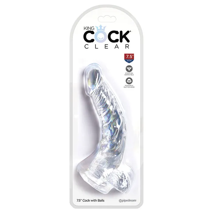 PIPEDREAM Dildos King Cock Clear With Balls