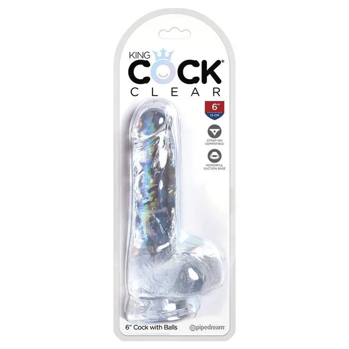 PIPEDREAM Dildos King Cock Clear With Balls