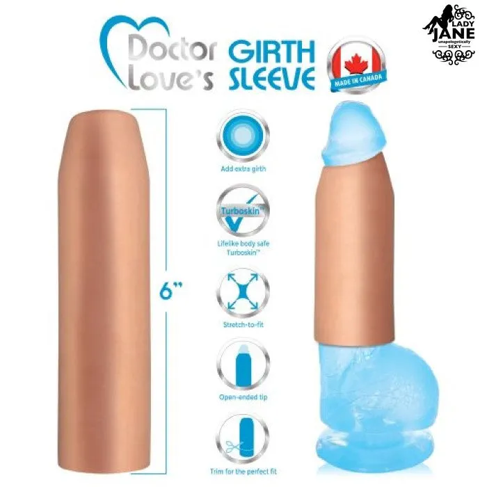 Real Feel Doctor Loves Girth Penis Sleeve 2 inch Other Male Sex Toys