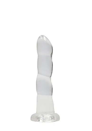 SHOTS AMERICA Female Sex Toys Realrock Non Realistic Dildo W Suction Cup 7in Transparent SHOTS AMERICA Female Sex Toys Realrock Non Realistic Dildo W Suction Cup 7in Transparent