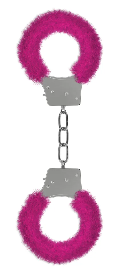 Shots Ouch Vibrators Beginners Furry Handcuffs Pink