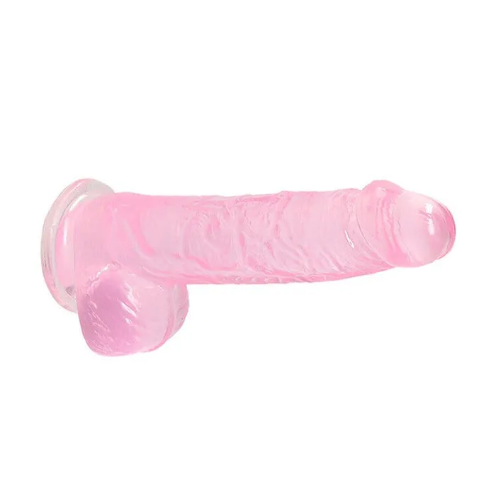 Shots Toys Dildos RealRock 6 Inch Realistic Crystal Clear Dildo Pink Shots Toys Dildos RealRock 6 Inch Realistic Crystal Clear Dildo Pink