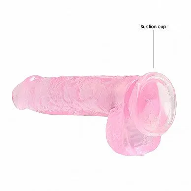 Shots Toys Dildos RealRock 6 Inch Realistic Crystal Clear Dildo Pink Shots Toys Dildos RealRock 6 Inch Realistic Crystal Clear Dildo Pink