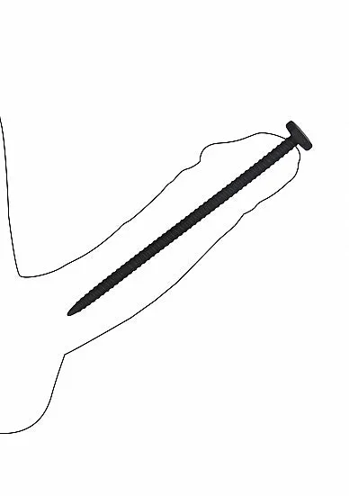 Silicone Screw Plug Set Urethral Sounding Black SHOTS AMERICA Anal