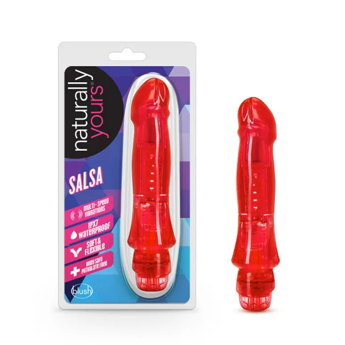 Vibrators Blush Novelties Naturally Yours Salsa Red