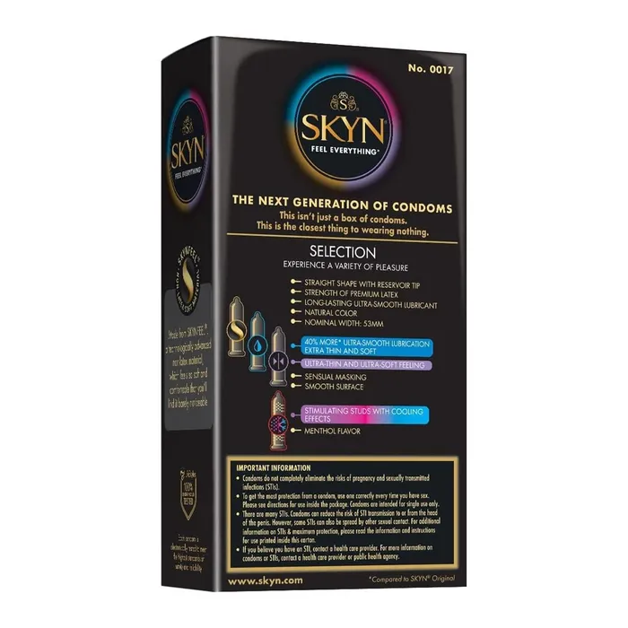 Vibrators Lifestyles Lifestyles Skyn Selection Non Latex Condoms 12pack