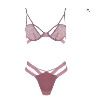 Vibrators MUSE Muse Pink Bra and Panty Set