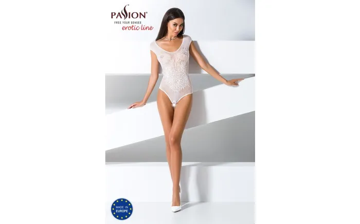 Vibrators Not specified PASSION EROTIC LINE OPEN CROTCH TEDDY BS64 WHITE