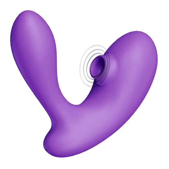 Xocoon Vibrators Xocoon DuoVibe I Air And GSpot Vibrator Purple