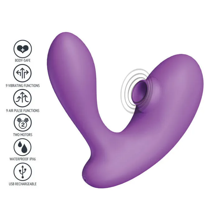 Xocoon Vibrators Xocoon DuoVibe I Air And GSpot Vibrator Purple Xocoon Vibrators Xocoon DuoVibe I Air And GSpot Vibrator Purple
