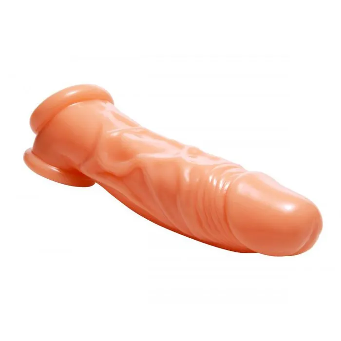 XR Brands Male Sex Toys Realistic Penis Enhancer And Ball Stretcher 8 Inch Beige XR Brands Male Sex Toys Realistic Penis Enhancer And Ball Stretcher 8 Inch Beige