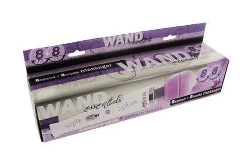 8 Speed 8 Function Wand 110v Purple XR Brands Wand Essentials Vibrators