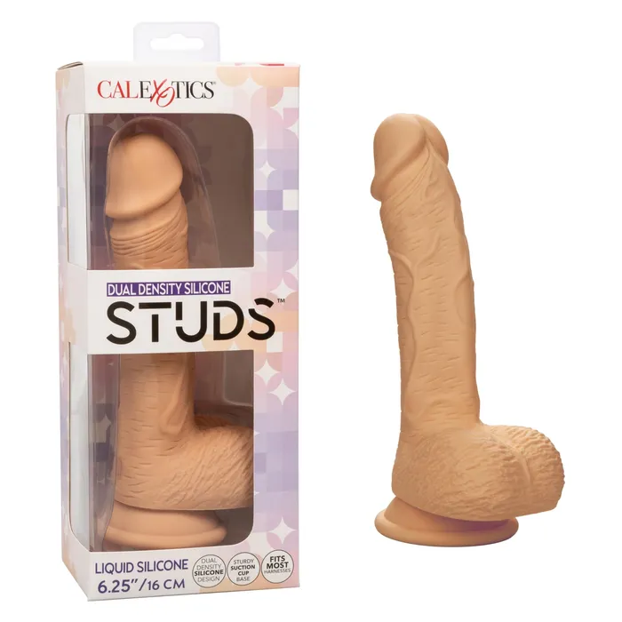 Anal CalExotics Dual Density Silicone Studs 625 Inch Ivory