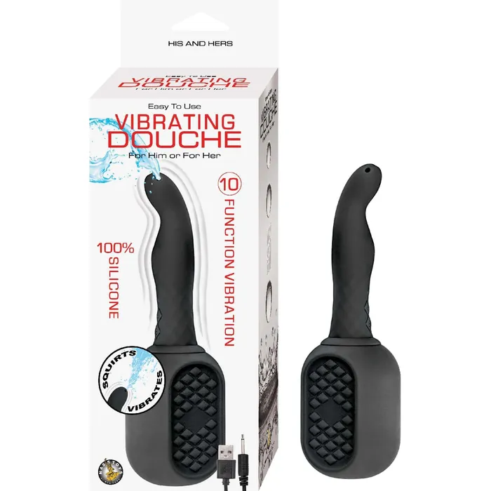Anal Nasstoys Vibrating Douche Black