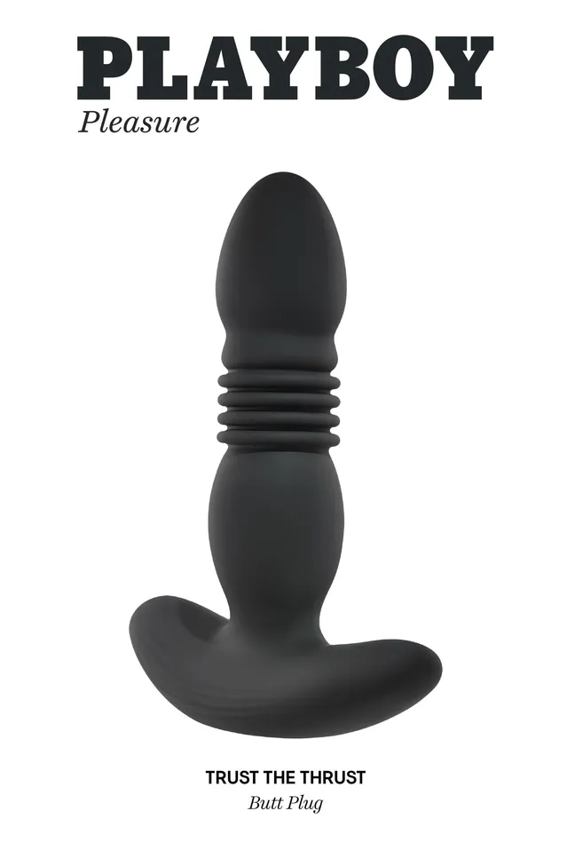 Anal Playboy Trust the Thrust Butt Plug Black