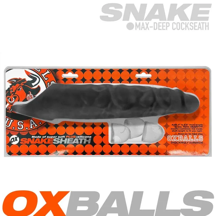 Anal Snake Cocksheath Black Ice Oxballs