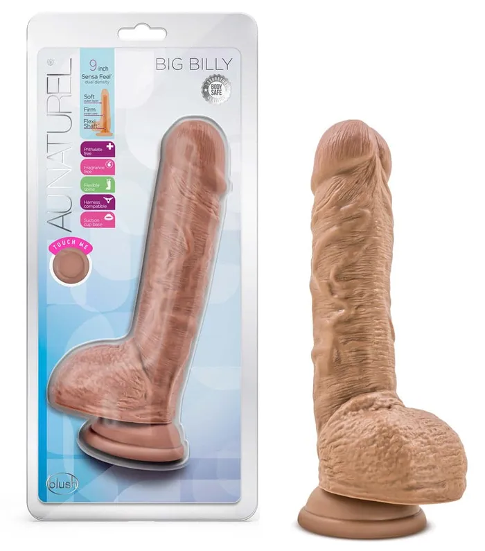 Au Naturel Big Billy 9 Inch Dildo Mocha Blush Novelties Dildos Au Naturel Big Billy 9 Inch Dildo Mocha Blush Novelties Dildos