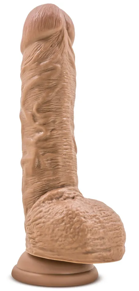 Au Naturel Big Billy 9 Inch Dildo Mocha Blush Novelties Dildos Au Naturel Big Billy 9 Inch Dildo Mocha Blush Novelties Dildos