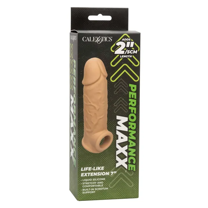 CalExotics Anal Performance Maxx LifeLike Extension 7 Inch Ivory