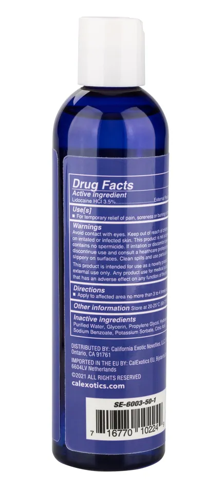 CalExotics Lubricants Admiral at Ease Anal Lubricant 8 Fl Oz