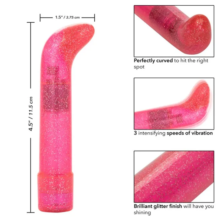 CalExotics Vibrators Sparkle Mini GVibe Pink
