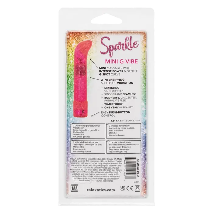 CalExotics Vibrators Sparkle Mini GVibe Pink