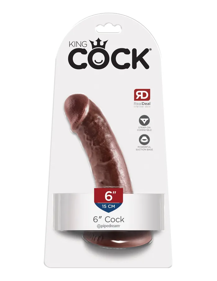 Dildos Pipedream King Cock 6Inch Cock Brown