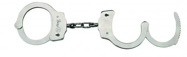 Dildos Spartacus Nickel Coated Steel Handcuffs Double Locking