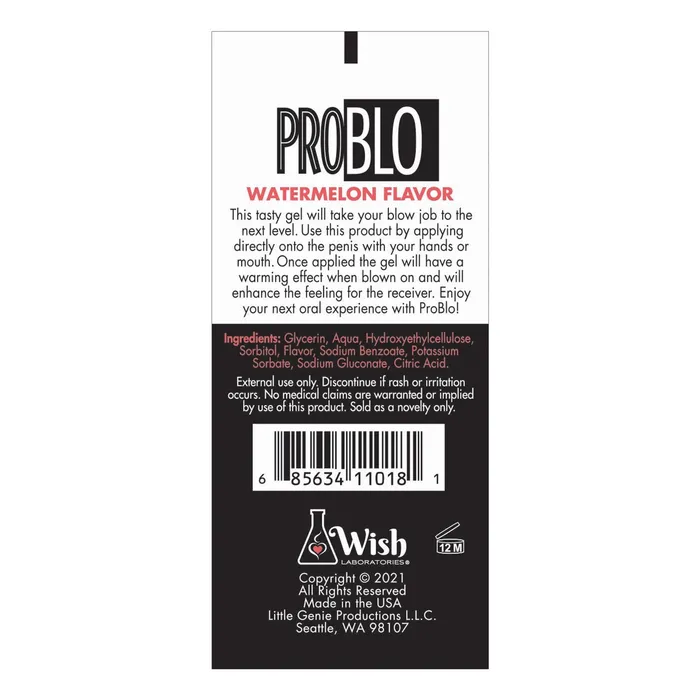 Enhancers Problo Problo Oral Pleasure Gel