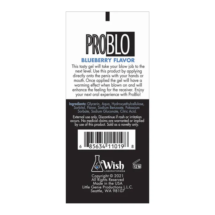 Enhancers Problo Problo Oral Pleasure Gel