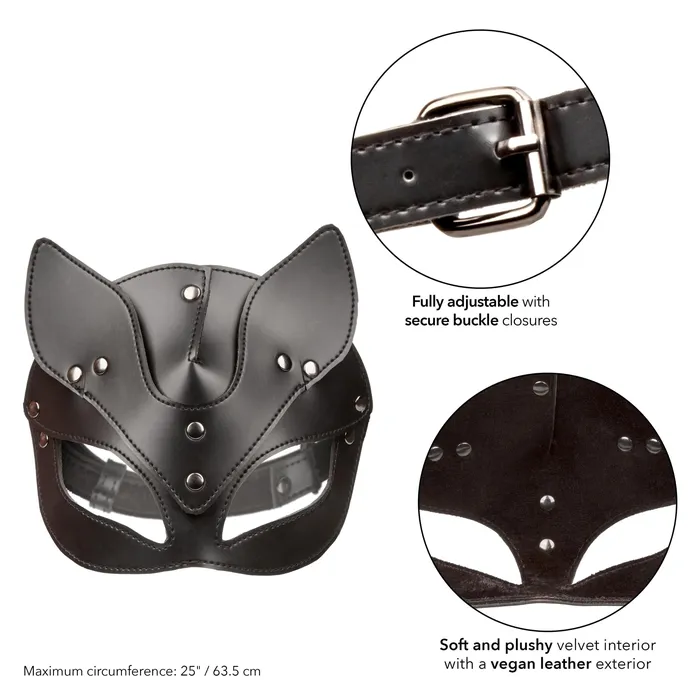 Euphoria Collection Cat Mask Black CalExotics Anal