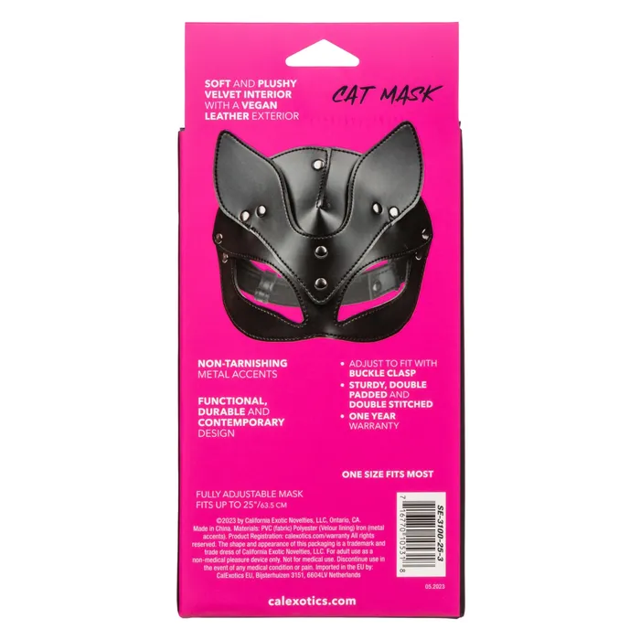 Euphoria Collection Cat Mask Black CalExotics Anal