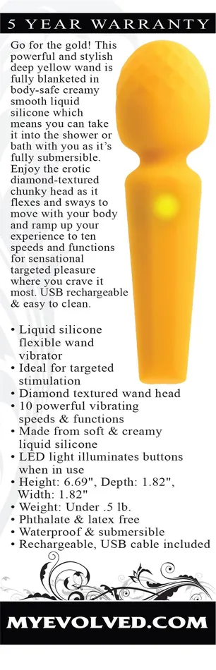 Evolved Novelties Sunshine Yellow Vibrators Evolved Novelties Sunshine Yellow Vibrators