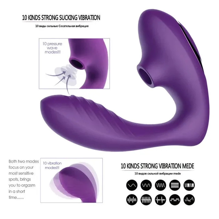 Female Sex Toys euphoricxstasy Clitoral Suction Vibrator