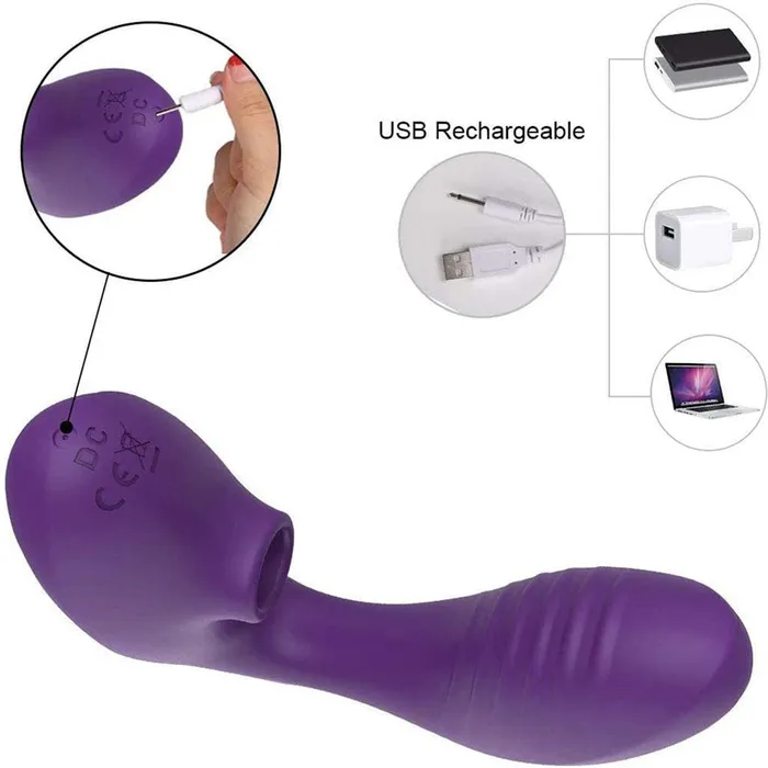 Female Sex Toys euphoricxstasy Clitoral Suction Vibrator