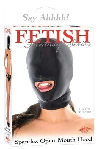 Fetish Fantasy Series Spandex Open Mouth Hood Pipedream Couples