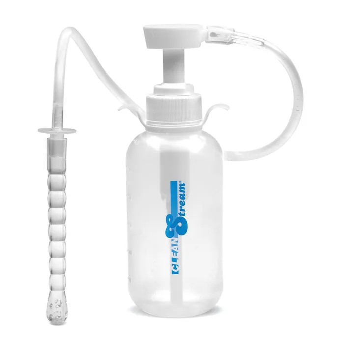 Male Sex Toys CleanStream Cleanstream Pump Action Enema Bottle wNozzle