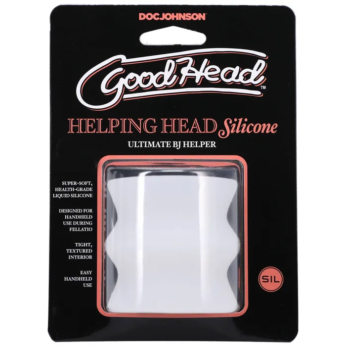 Male Sex Toys Doc Johnson Goodhead Helping Head Silicone Frost