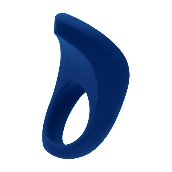 Male Sex Toys Savvy Co Drive Vibrating Ring Midnight Madness Blue