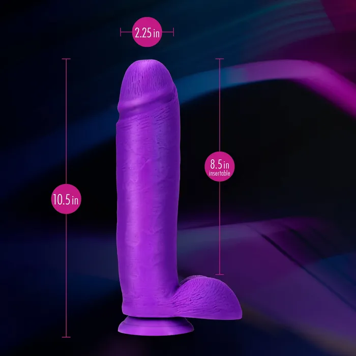 Neo Elite 10 Inch Silicone Dual Density Cock With Balls Neon Purple Blush Novelties Dildos Neo Elite 10 Inch Silicone Dual Density Cock With Balls Neon Purple Blush Novelties Dildos